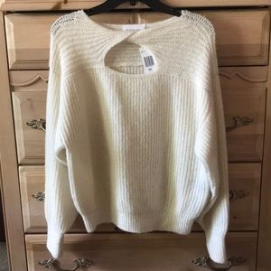 NWT | Eleven Six | Emma Baby Alpaca and Wool Ivory Sweater Size XS/S